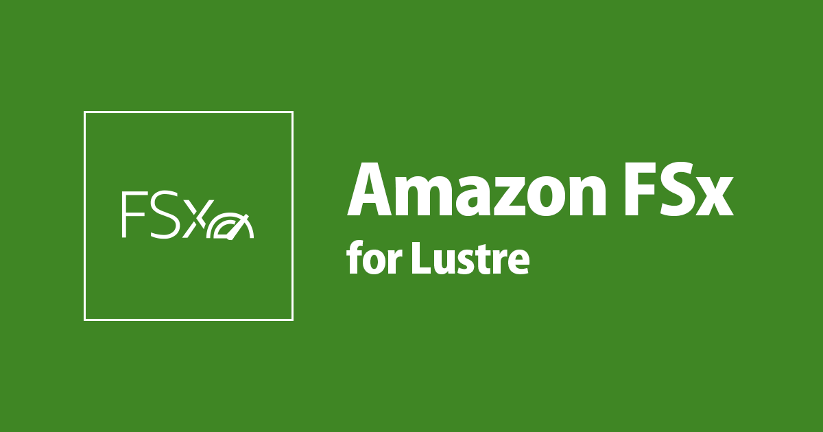 Amazon FSx for Lustre Primer