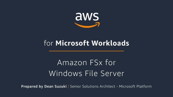 Amazon FSx for Windows File Server Primer