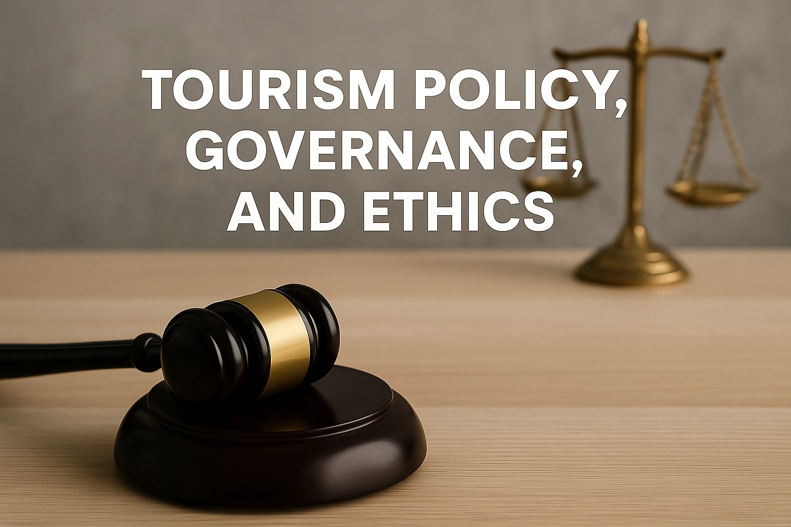 Tourism Policy, Governance, and Ethics